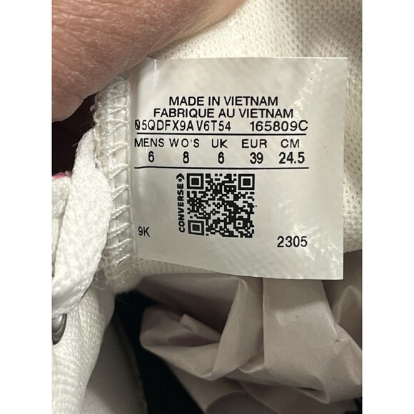 Converse Pride Rainbow Sneakers Chuck Taylor Low Unisex Men’s 6; Women’s 8 - Picture 9 of 14